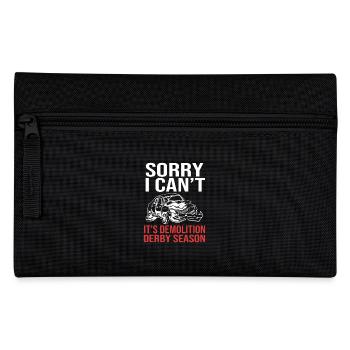 Abriss Derby - Federtasche - Schwarz - Vorne