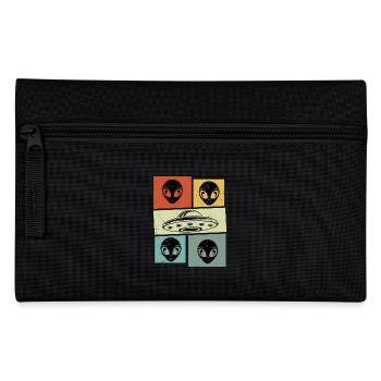 Alien Ovni Rétro Vintage - Trousse - noir - Devant