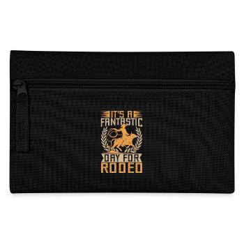 Western Rider Rodeo Day Cowgirls Rodeo - Pencil Case - black - Front