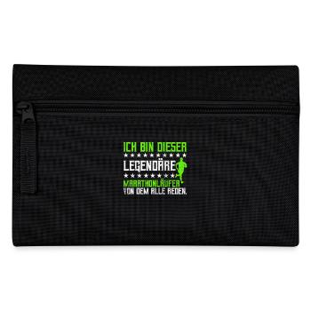 Läufer ICH BIN DIESER LEGENDÄRE MARATHONLÄUFER - Federtasche - Schwarz - Vorne