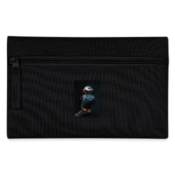 Papageientaucher - Federtasche - Schwarz - Vorne