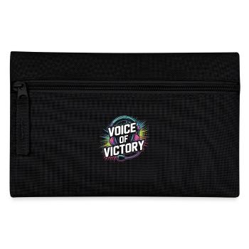 Girl In Esports Shoutcaster Gaming review - Pencil Case - black - Front