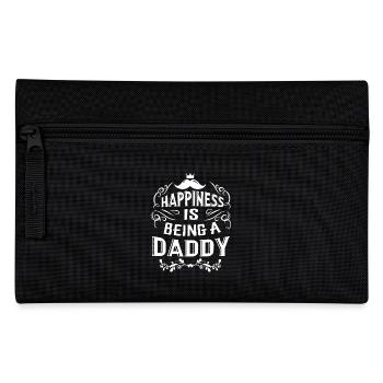 Father's Day Happiness Is Being A Daddy - Pencil Case - black - Front