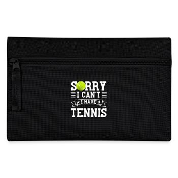 Drôle de joueur de tennis - Trousse - noir - Devant