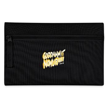 Goddammit Nomura – Gelbes Design - Federtasche - Schwarz - Vorne