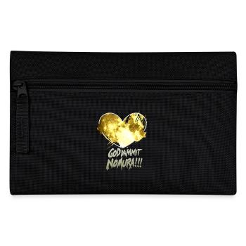 Goddammit Nomura – Goldenes Herz Design - Federtasche - Schwarz - Vorne