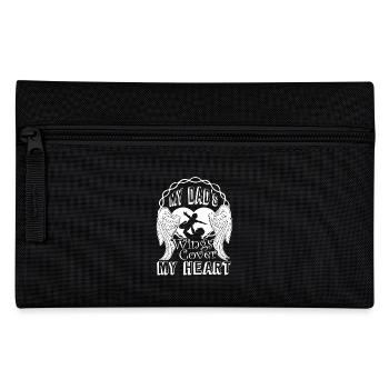 Father's Day My Dad's Wings - Pencil Case - black - Front