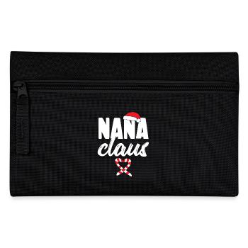Nana Claus Funny Christmas Holiday Gifts - Pencil Case - black - Front