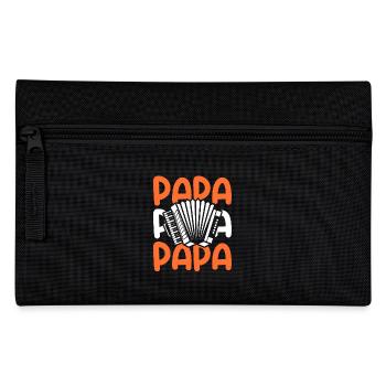 accordéoniste papa père accordéon - Trousse - noir - Devant
