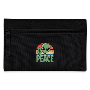 Paix OVNI extraterrestre - Trousse - noir - Devant