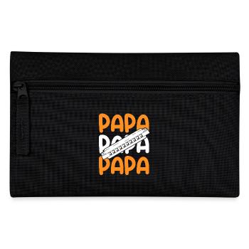 Harmonika Papa Vater Mundharmonika - Federtasche - Schwarz - Vorne