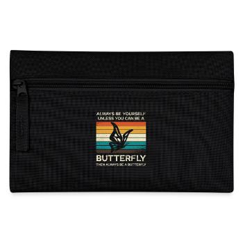 Sei Immer Du Selbst Schmetterling - Federtasche - Schwarz - Vorne