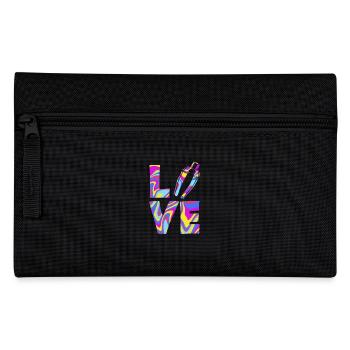 Love for bartenders with shaker design - Pencil Case - black - Front
