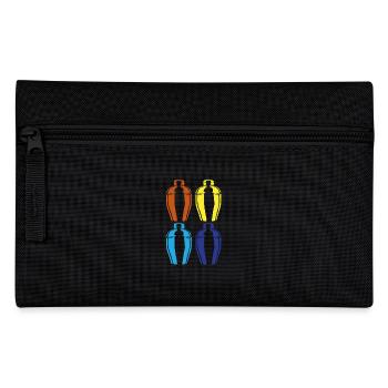 Bunte Shaker Kunst Für Barkeeper - Federtasche - Schwarz - Vorne