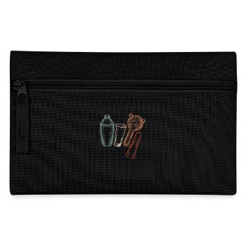 Bartender Werkzeuge Illustration - Federtasche - Schwarz - Vorne