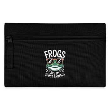 Frog Saying Toad Funny Frogs Gift - Pencil Case - black - Front
