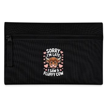 Highland Cow Highland Ecossais Highland Cattle Gift - Trousse - noir - Devant