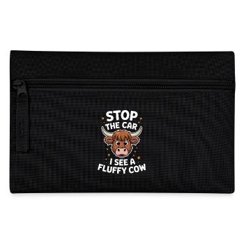 Highland Cow Highland Ecossais Highland Cattle Gift - Trousse - noir - Devant