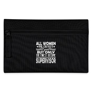 Supervisor Finest Women Become Supervisor - Pencil Case - black - Front