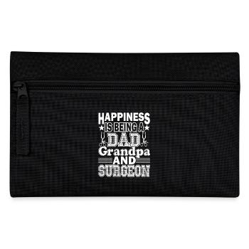 Surgeon Dad Grandpa And Surgeon - Pencil Case - black - Front