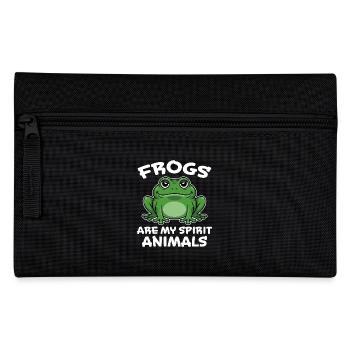 Frog Saying Toad Funny Frogs Gift - Pencil Case - black - Front
