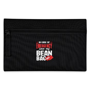Cornhole Lover Sauvetage d’urgence Pouf - Trousse - noir - Devant