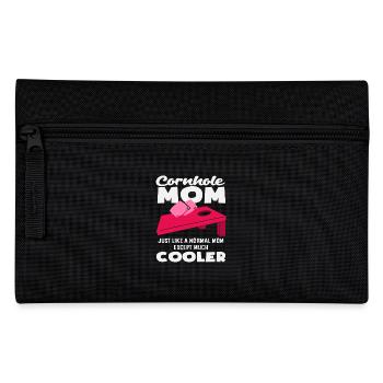 Cornhole Lover Maman juste plus fraîche - Trousse - noir - Devant