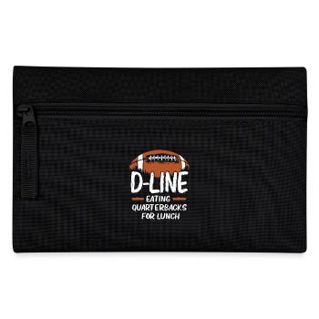 Joueur de ligne de football américain - Trousse - noir - Devant