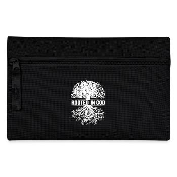 Rooted In God - Pencil Case - black - Front
