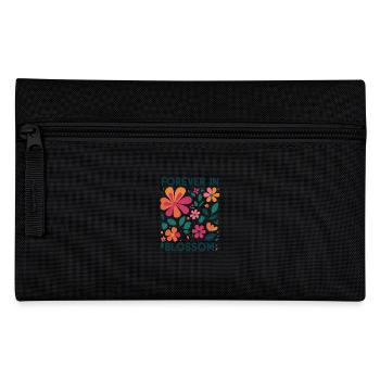 Forever in bloom – Blumen Design - Pencil Case - black - Front