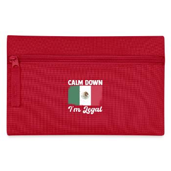 Mexico Souvenir - Cool North America Travel - Pencil Case - red - Front