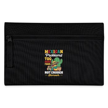 Problèmes mexicains Beaucoup de nourriture Pas assez d’estomac - Trousse - noir - Devant