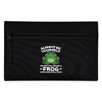 Frog Saying Toad Funny Frogs Gift - Pencil Case - black - Front