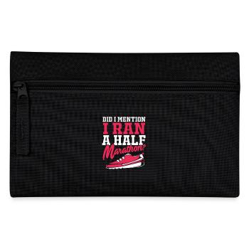 Marathon Runners Half Marathon Marathon - Pencil Case - black - Front