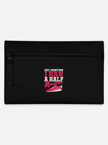 Marathon Runners Half Marathon Marathon - Pencil Case - black
