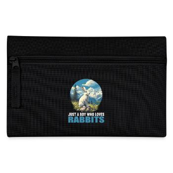 Hasen Hase - Federtasche - Schwarz - Vorne