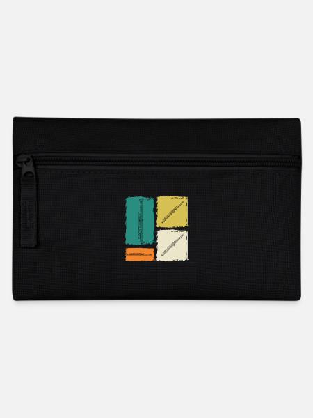 Flötist Querflöte - Federtasche - Schwarz