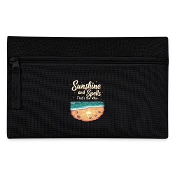 Été, Sorcières, Plage, Sorcière, Esthétique, Soleil, Magie - Trousse - noir - Devant