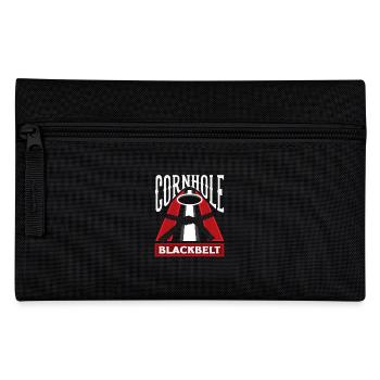 Cornhole Meister Schwarzgurt Liebhaber - Federtasche - Schwarz - Vorne