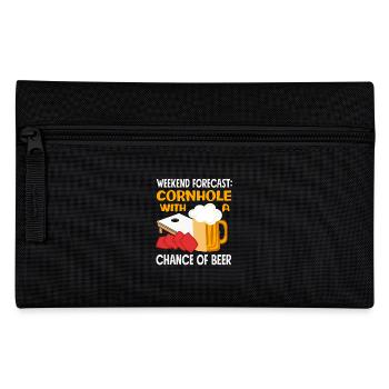 Cornhole Lovers Weekend Prediction - Pencil Case - black - Front