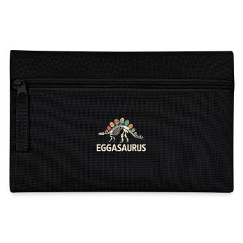 Eggasaurus Dinosaurier Skelett Mit Ostereiern - Federtasche - Schwarz - Vorne