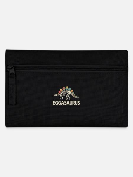 Squelette de dinosaure Eggasaurus avec des œufs de Pâques - Trousse - noir
