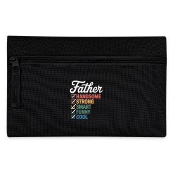 Père : séduisant, fort, intelligent, drôle, cool – - Trousse - noir - Devant