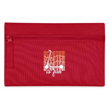 Le scooter est amusant - E-Scooter, Scooter électrique - Trousse - rouge - Devant
