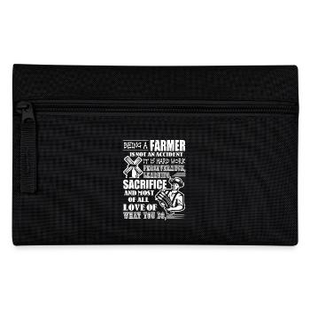 Farmer Being A Farmer Is Not An Accident - Pencil Case - black - Front