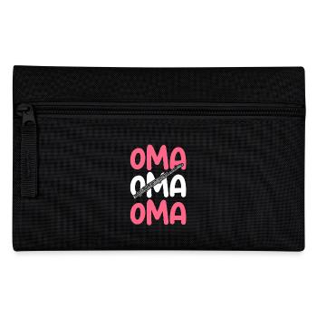 Flutist Grandma Flute - Pencil Case - black - Front