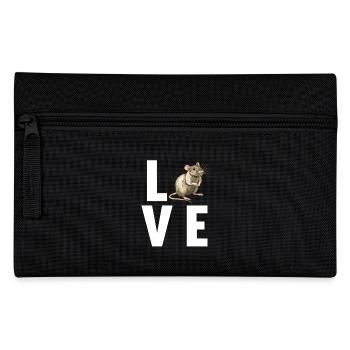 Ratten Ratte - Federtasche - Schwarz - Vorne