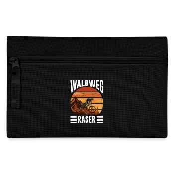 Mountainbiker WALDWEG RASER MTB Lustiges - Federtasche - Schwarz - Vorne