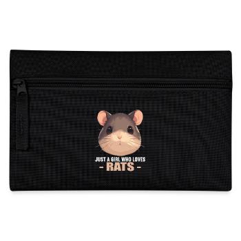 Ratten Ratte - Federtasche - Schwarz - Vorne