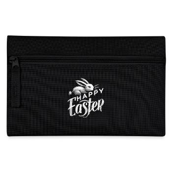 Lapin de Pâques Look rétro Joyeuses Pâques - Trousse - noir - Devant